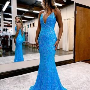 Teal Prom Dress
